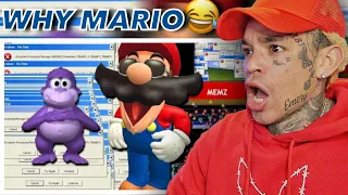 SMG4 - Mario Installs Historic Internet Viruses [reaction]