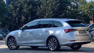 Skoda NEW Octavia Combi 2020 in 4K Brilliant Silver 18 inch Perseus walk around & detail inside