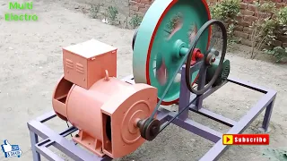 how to make 17kw free energy generator from 3hp motor and 17kw alternator  with full rpm calculation