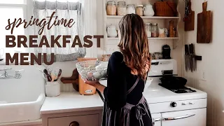 Simple scratch made breakfast ideas