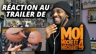 RÉACTION au TRAILER de MOI, MOCHE ET MÉCHANT 4 !