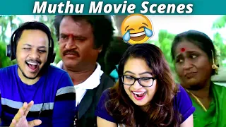 [Reuploaded] Muthu Tamil Movie Scenes | Rajinikanth, Meena, Sarath Babu | Part - 3
