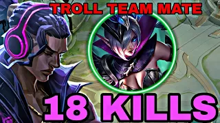 18 KILLS I'M SICK OF THESE NOOBS THINKING THAT BRODY ISN'T A TOPTAIR MM ! 😡 | BRODY GAMEPLAY | MLBB