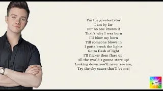 I'm The Greatest Star - Kurt Hummel (lyrics)
