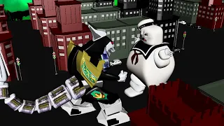 Stay Puft vs Dragonzord