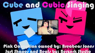 🔺Pink Corruption 🎵 Short | Cube And Cubic Singing | Mirei Touyama Brittany Robinson