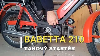 Jawa BABETTA tahový startér