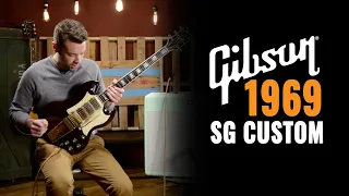 1969 Gibson SG Custom Natural | CME Vintage Demo | Joel Bauman