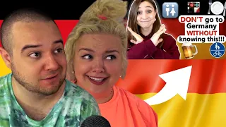 Americans React to 13 Things You NEED TO KNOW Before Going to Germany!