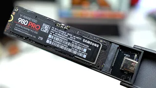 M.2 SSD Sabrent Enclosure Installation with Samsung 980 Pro 2TB