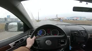 2008 Volkswagen Touareg POV Test Drive