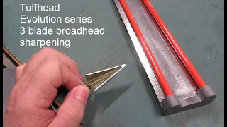 Tuffhead, Evolution Series, 3 blade sharpening