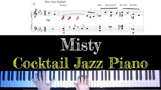 Misty - Cocktail Jazz Piano Arrangement with Sheet Music by Jacob Koller