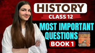 Class 12 HISTORY Most important Question Answers Book-1🔥 | Boards 2024 | Must Watch ✅ #cbse #class12