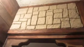 EFFETTO PIETRA fatto di cemento sabbia e colla per legno Due progetti incredibili Effetto pietra