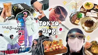 東京VLOG🇯🇵🏂野澤滑雪初體驗♡ 澀谷必吃挽肉と米/現刨柴魚飯/淺草壽喜燒/米其林拉麵&甜點/初訪秋葉原/排隊居酒屋/銀座選品百貨