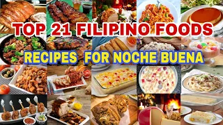 TOP 21 POPULAR FILIPINO FOODS FOR NOCHE BUENA||JHEA’S VLOG&KITCHEN