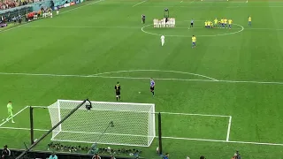 Full penalty shoot out between Brazil-Croatia at Education City Stadium 9.12.2022 #QatarWorldCup2022