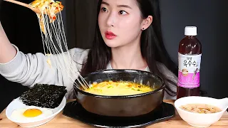 ASMR CHEESE BOMB SPICY TUNA KIMCHI FRIED RICE! EXTRA SPICY CHILIES! MUKBANG EATING SHOW