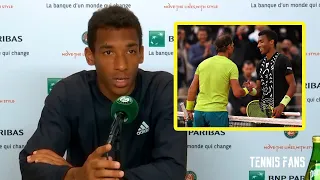 Felix Auger-Aliassime "I try to win but Nadal..." - Roland Garros 2022 (HD)