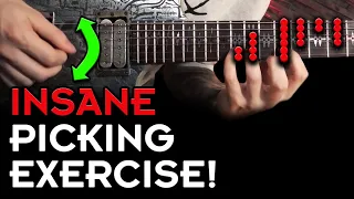 This CRAZY Shred Exercise Will Boost Your Picking Skills! | Guitar Lesson