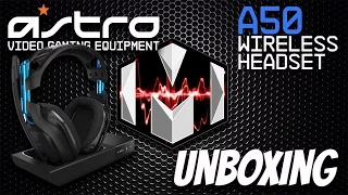 Headset Astro A50 Wireless Unboxing - Este eu acho que é definitivo!!!