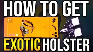 The Division 2 HOW TO GET THE EXOTIC HOLSTER DODGE CITY GUNSLINGERS HOLSTER