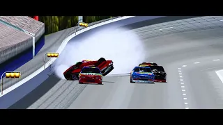 NR2003 1997 Dale Earnhardt flip @ Daytona Reenactment