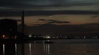 Каспийское море вечер. Махачкала 2019