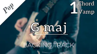 One Chord Backing Track - Pop - G Major - 80 bpm