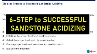 6 Steps to Successful Sandstone Acidizing