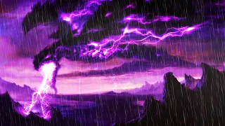 Epic Rain & Thunder Dragon, Don't be Afraid! Heavy Rain & Powerful Thunder Will Help You Sleep Well