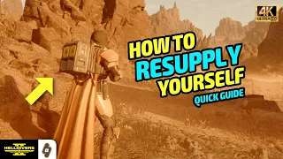 How to Resupply yourself with the Supply Pack in Helldivers 2