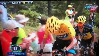 Craig and Stevie on Mont Ventoux 2013 TdF Coverage as Froomy Attacks