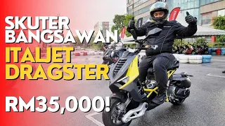 SCOOTER BANGSAWAN! ITALJET DRAGSTER125 200 | TEST RIDE