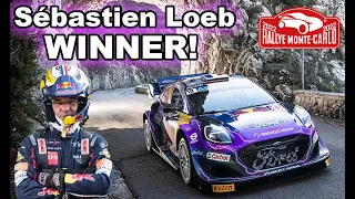Sébastien Loeb WINNER: Rallye Monte Carlo 2022