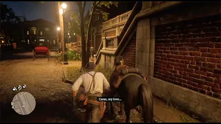 The Free St. Denis Black Arabian Horse in 30 seconds, in Red Dead Redemption 2 #shorts