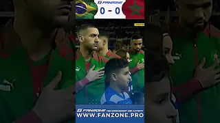 ملخص مباراة المغرب ضد البرازيل 🇲🇦🇧🇷🤩🗣️🦁 |Résumé du match Maroc vs Brésil #shorts #highlights #maroc
