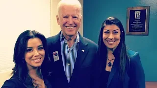 Joe Biden Denies Acting Inappropriately While Touching & Kissing Lucy Flores From Behind