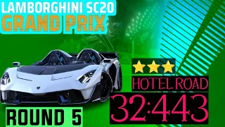 Asphalt 9 | Grand Prix Lamborghini SC20 Round 5 [-32:443] Hotel Road My Training Run 3*