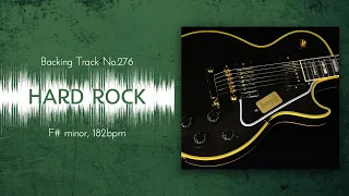 Fast Hard Rock Backing Track in F♯m (Dorian) | BT-276