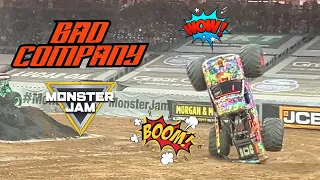 BAD COMPANY WINNING RUN!!! Freestyle - Monster Jam - Houston Texas 1-21-2024 (4K/60fps)