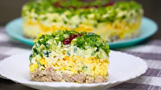 БУДУ ГОТОВИТЬ на ВСЕ ПРАЗДНИКИ! Нереально вкусный салат "ГУРМЕ" | Кулинарим с Таней