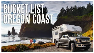 Truck Camping on the OREGON COAST in Our Lance 825