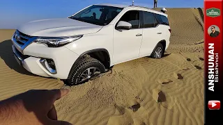 Self Recovering stuck Fortuner & Desert offroad with Endeavour, Thar, Pajero Sport, V-Cross | 2020