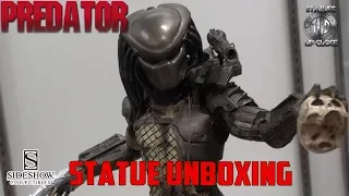 Predator Sideshow Statue Unboxing