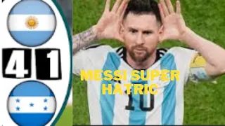 Argentina  vs Honduras 4-0  messi Goals messi super hatric  Extended Highlights & All Goals 2023 HD