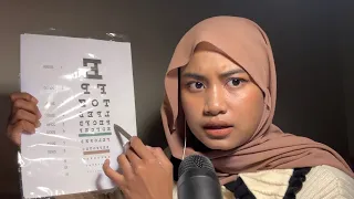 ASMR Weird And Mean Doctor Check Your Eye Problem | BAHASA MELAYU