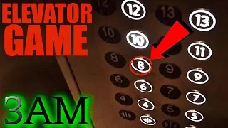 (GONE WRONG) PLAYING THE ELEVATOR GAME AT 3AM CHALLENGE (We saw her...)