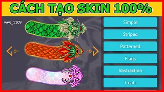 WORMATE.IO HOW TO CREATE DRAGON SKIN. MONOPOLY